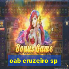 oab cruzeiro sp